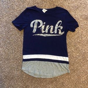 Victoria Secret PINK Glitter Tee